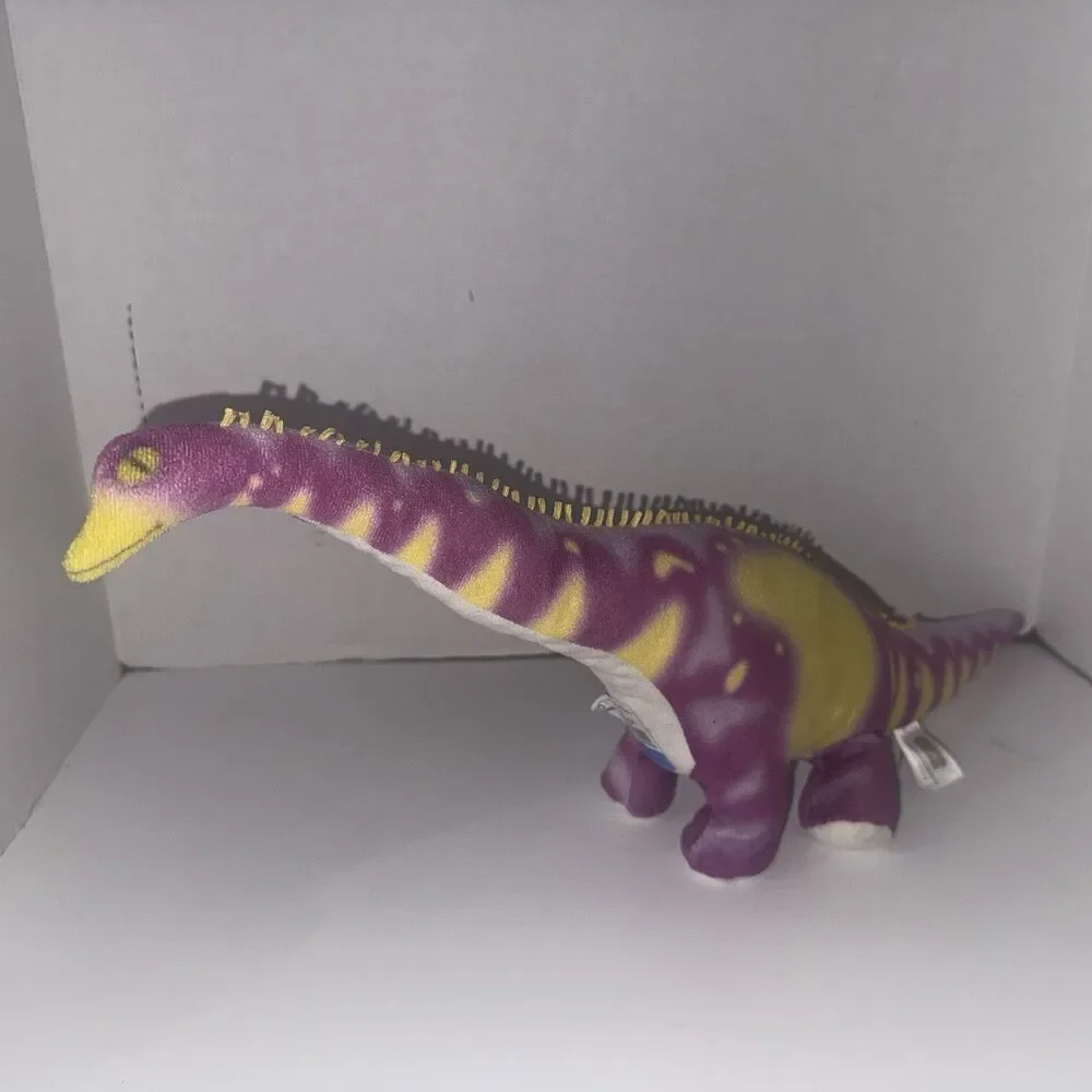 Dino Dan Fiesta Brachiosaurus Plush 24” Purple Yellow Nick Jr Rare 2012